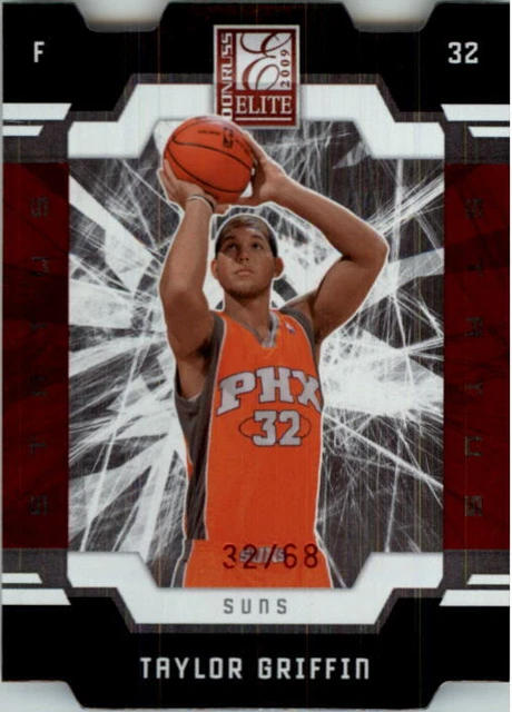 2009-10 Donruss Elite Status Suns Basketball Card #200 Taylor Griffin /68