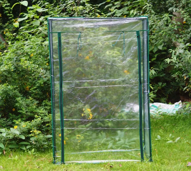 Garden Vegetables Tomato Grow Greenhouse Frame and Reinforced PVC Weather Cover