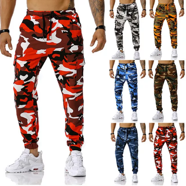 Pantalon De Survêtement De Jogging Camouflage Pour Homme Combat Gym Sports F