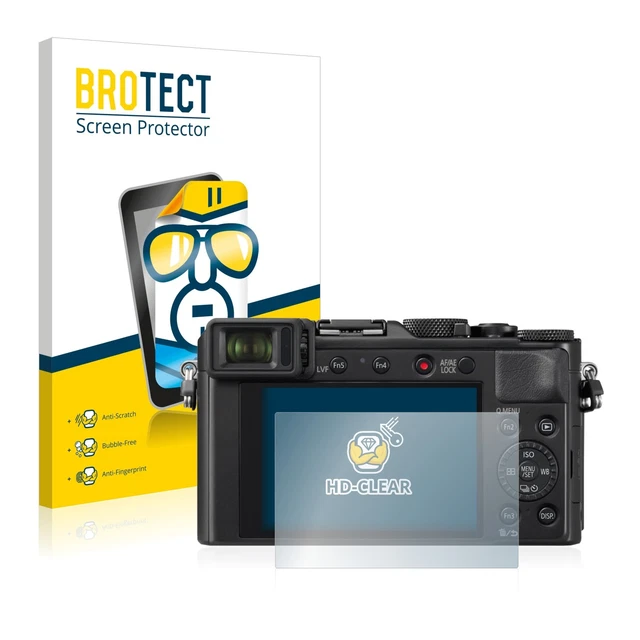 BROTECT Schutzfolie Für Panasonic Lumix DMC-G7 – 2 Stück, Ultraklar, Kratzfest, Made In Germany