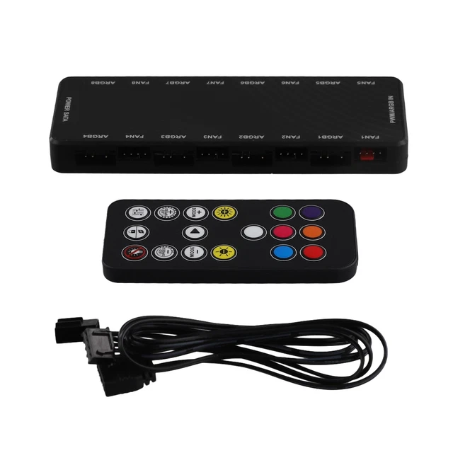 EMagTech PWM Lüfter-Hub – 5 Anschlüsse, Ideal Für PC-Kühlung, 2 Stück Im Set