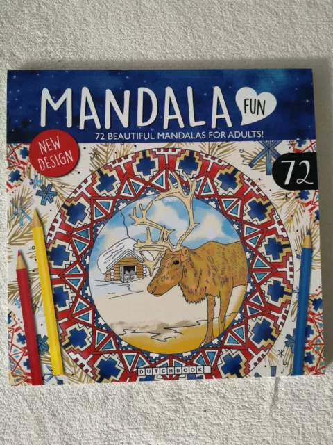 Malbuch für Erwachsene - Mandalas  (72 Motive)