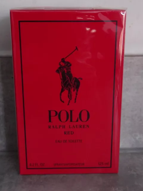 Nuevo Polo Rojo Raplh Lauren Eau De Toilette 100% Genuino Sellado Para Hombre 125Ml