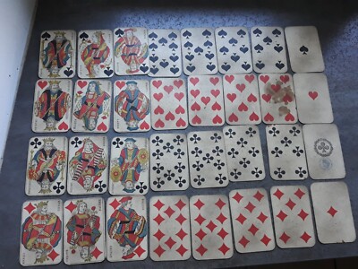 ANCIEN JEU DE CARTE A JOUER MINIATURE TRIBOULET MONACO