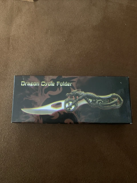 M3652 Dragon Motorcycle Folding Knife Pocket Folder