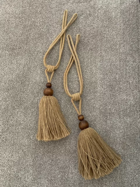 curtain tie backs tassel