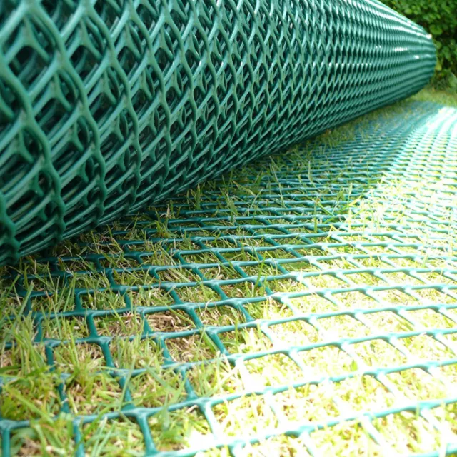 Grass Turf Reinforcement Ground Protection Mesh Car Park 2m x 10m Standard Green