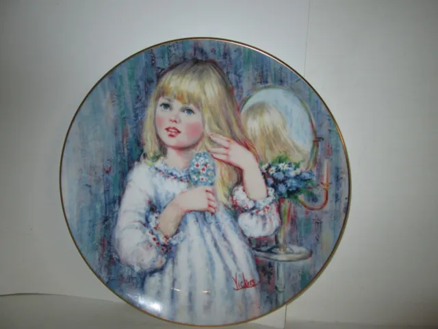 Wedgwood Mary Vickers Daydream Collector Plate NIB With COA Vintage LE Of 24k