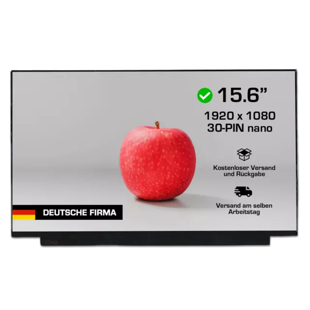 B156HTN06.1 LCD Display Bildschirm 15.6" FHD LED 30pin eDP nanoedge MATT