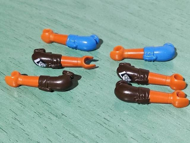 Playmobil X6 Arms Short Sleeve Brown Hands Shirt West City Farm Cowboy
