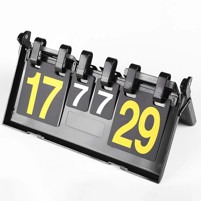 Brand New Scoreboard Flipper Football For Basketball Hockey Tabletop Score