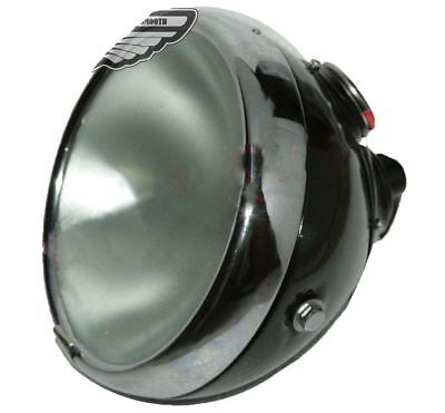 Lucas Phare Avant Avec Plat Verre 8 " Adapté Pour Royal Enfield BSA Norton Lucas Type 