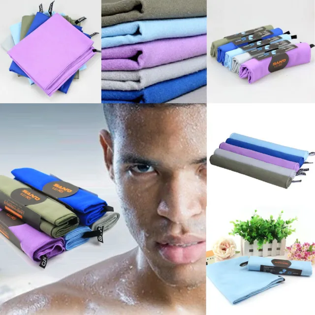 Microfiber Towel Fast Drying Travel Gym Cycling Camping Outdoor Sports Towels
