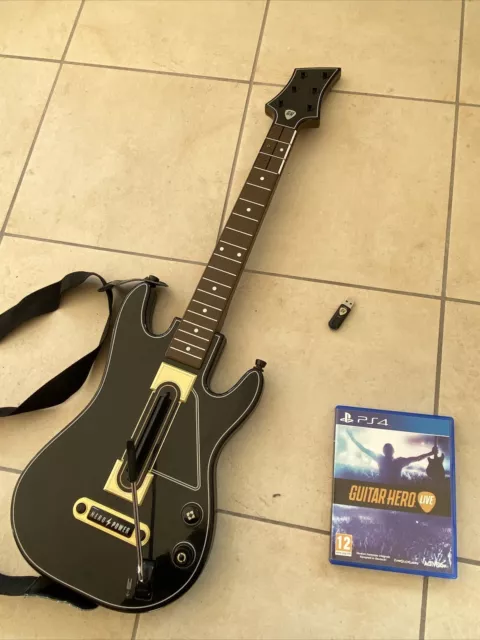 GUITAR HERO LIVE PS4 / PS5 Complete with 2 Guitars and Dongles EUR 79,48 -  PicClick FR