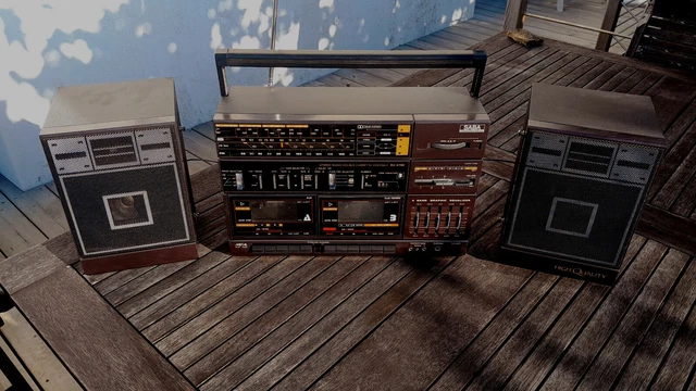 boombox ghettoblaster SABA radio-double-cassette-portable 2