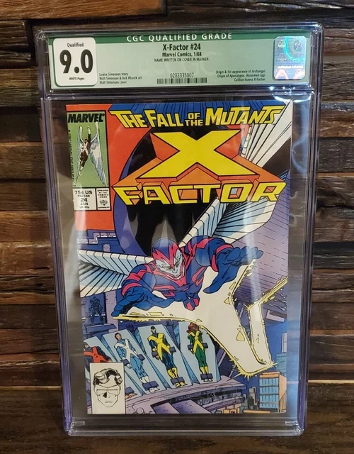 X-Factor #24 CGC 9.0 1st Appearance of ArchAngel Marvel Comics 1988