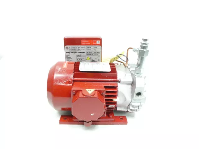 Vuototecnica VTL5 Rotary Vane Vacuum Pump 5m3/h 0.25kw 277-480v-ac