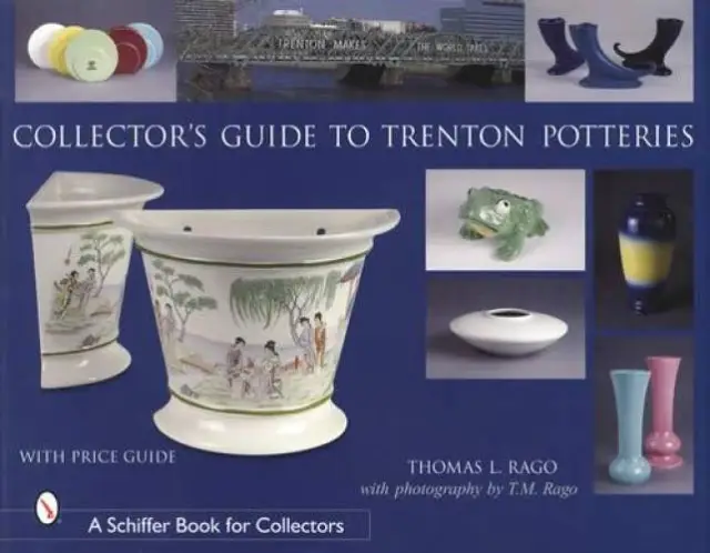 Vintage Trenton Pottery Collectors ID Guide -  Art Deco Vases Lamps Planters Etc