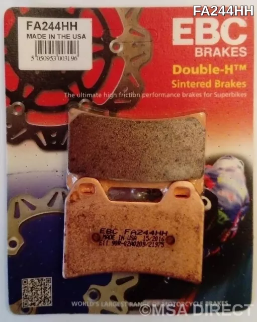 EBC Sintered FRONT Brake Pads Fits MOTO GUZZI 750 NEVADA CLASSIC (2004 to 2015)