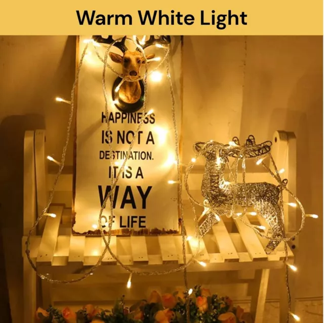 LED Curtain Fairy String Light Icicle Lights Xmas Party Decor Christmas Outdoor 3