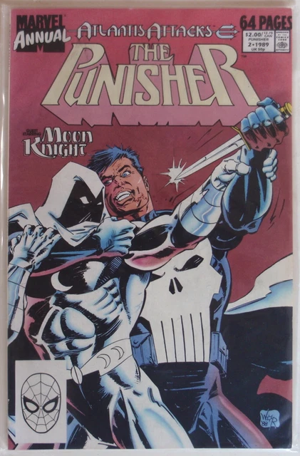 The Punisher - Annual #2 1989 - Moon Kinght - Atlantis Attacks - Marvel Comics