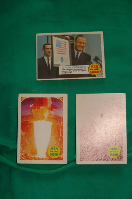 A. & B. C. GUM MAN ON THE MOON CARDS year 1969