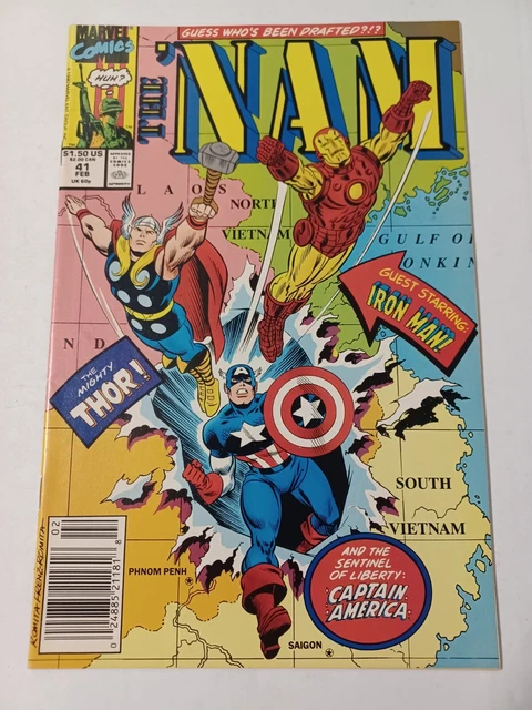 The 'Nam #41 Newsstand Variant ~ NEAR MINT NM ~ 1990 Marvel Comics