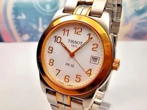 agua idea estar impresionado RELOJ TISSOT PR 50 Date 2-Tone Quartz Men's Caballero Watch, J376/476 EUR 180,00 - PicClick ES agua idea estar impresionado RELOJ TISSOT PR 50 Date 2-Tone Quartz Men's Caballero Watch, J376/476 EUR 180,00 - PicClick ES
