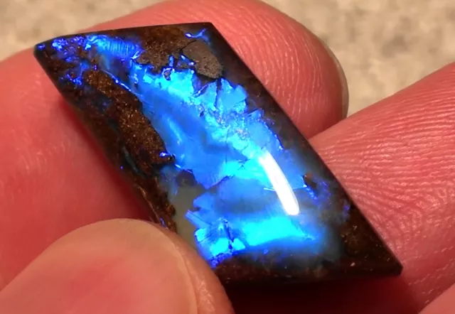 Gem- Class Opale Boulder -top Pierre - 19,3ct. Brillant 5 Avec Video