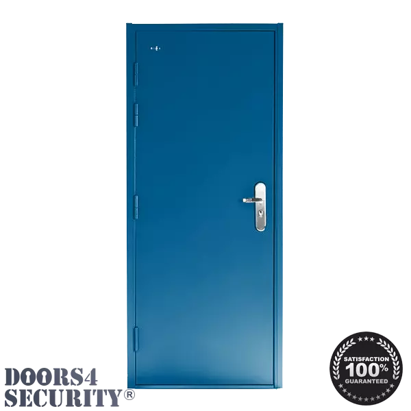 Steel Security Door | W/ Multi Point Lock Ral5017 Traffic Blue 🆓Delivery