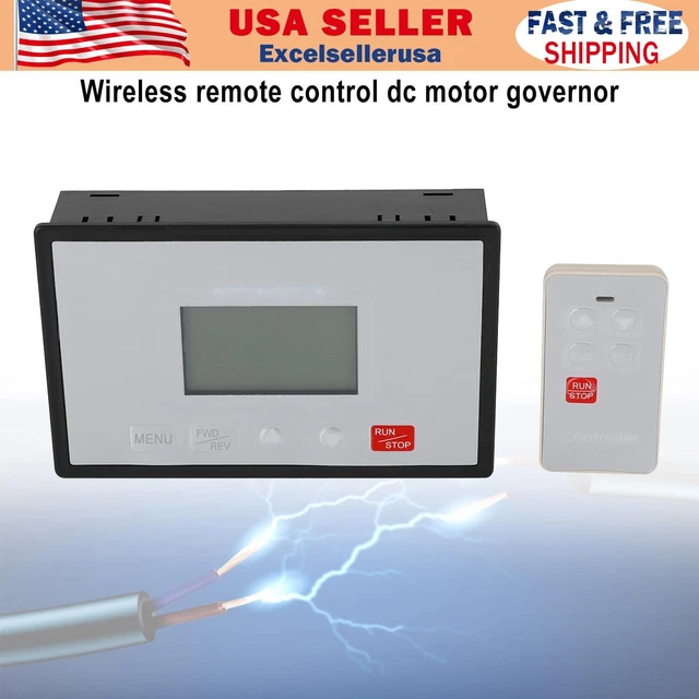SPEED CONTROLLER PWM DC Motor Timing Reversible Remote Control LCD