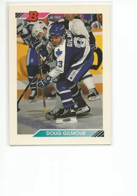 Doug Gilmour Signed 1990-91 Bowman Card #96 Calgary Flames