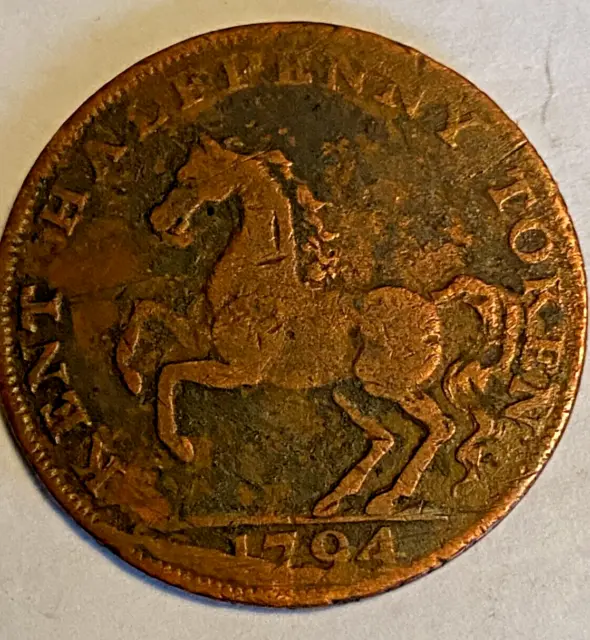 Goudhurst Kent 1794 Kentish Horse. William Myns Token.