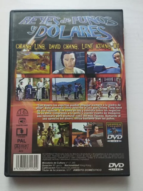 Reyes de Puños y Dolares Chiang Ling David Chang Karate - DVD Region All Español 2