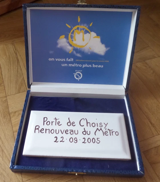 METRO PARIS RATP - Carrelage Sation Metro Choisy-Metropolitain EUR 7,00 ...