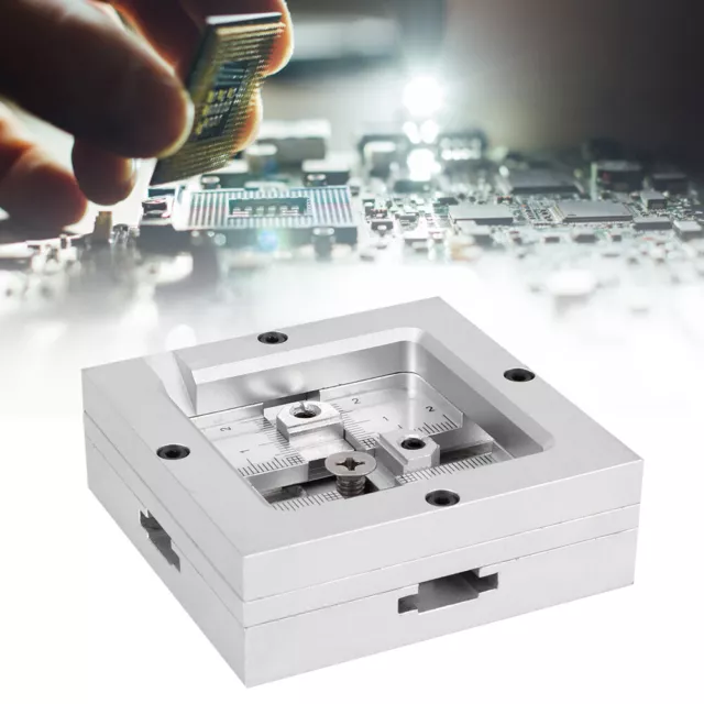 BGA Reballing Station Universal Fixed Steel Mesh Stencil Solder Aluminum Alloy