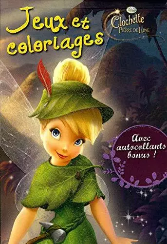 Juegos Y Páginas para Colorear - Campanas La Piedra De Lune - Adhesivos Bonus -