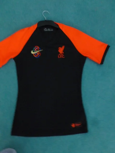 NIKE DRI-FIT L FC Shirt Boys Size S. Black/Red. BNWOT £7.00 - PicClick UK