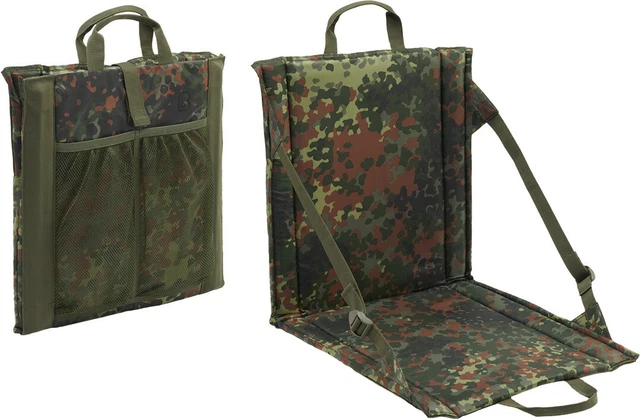 Sedile pieghevole Brandit (verde militare, taglia unica)