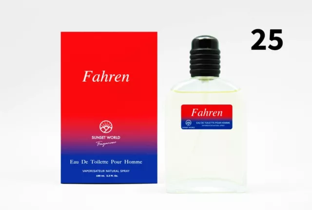 Fahren Eau De Toilette Pour Homme Spray 100 ML - Sunset World Fragances