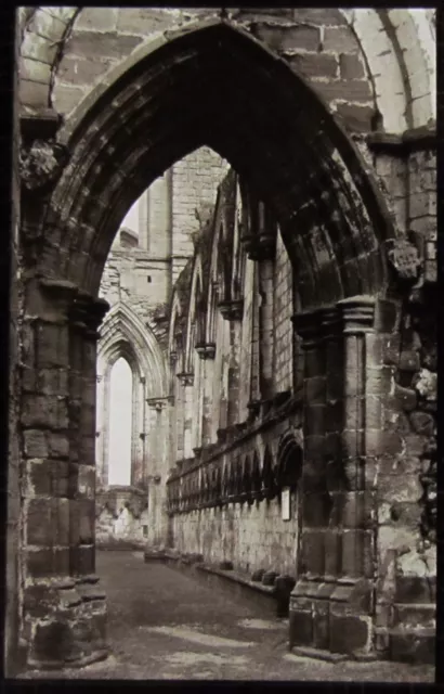 Glass Magic Lantern Slide FOUNTAINS ABBEY THE CHOIR C1920 PHOTO YORKSHIRE