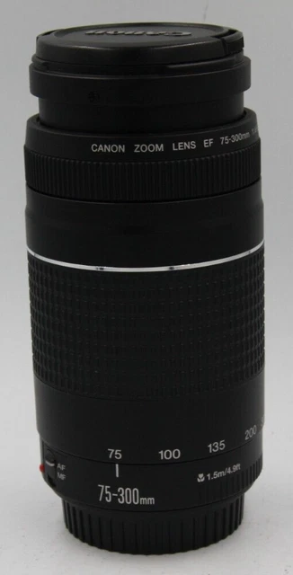 Obiettivo tele Canon EF 75-300mm f/4.0-5.6 III teleobiettivo EF-S canon eos