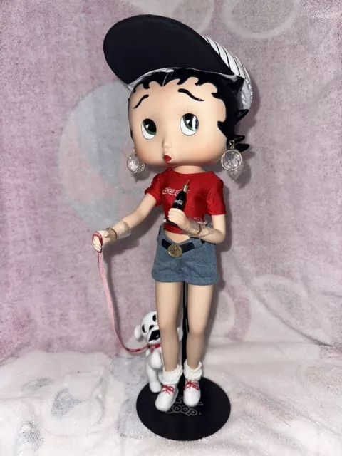Betty Boop Coca Cola “Play Refreshed” Limited Edition Large Porcelain Figurine