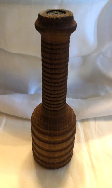 Primitive Wooden Masher, Wood Pestle, Wooden Stomper, Farmhouse Kitchen, Vintage