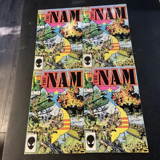 The Nam #1 Lot Of 4 NM Marvel