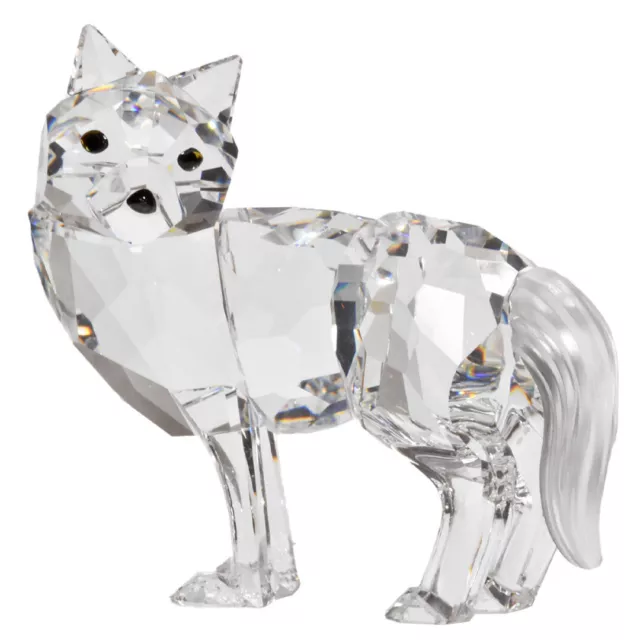 Swarovski Wolf Object Figurine Crystal 207549 Clear Used