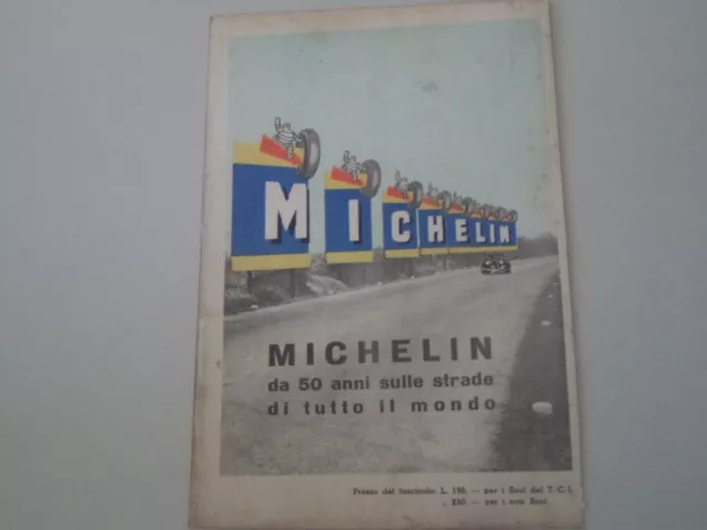 advertising Pubblicità 1950 PNEUMATICI MICHELIN - BIBENDUM