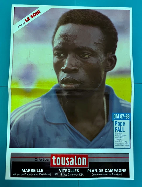 Grand Poster Olympique de Marseille saison 92/93