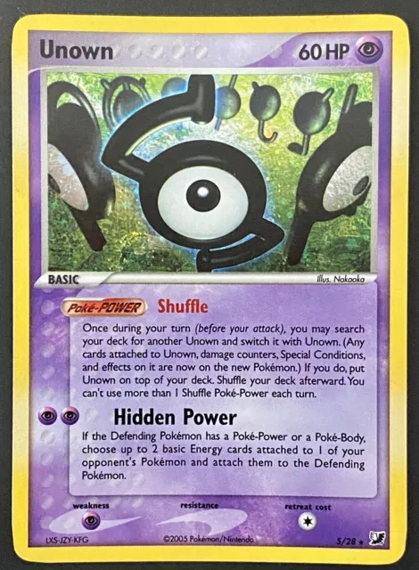 Unown (EX Unseen Forces Q/28) – TCG Collector