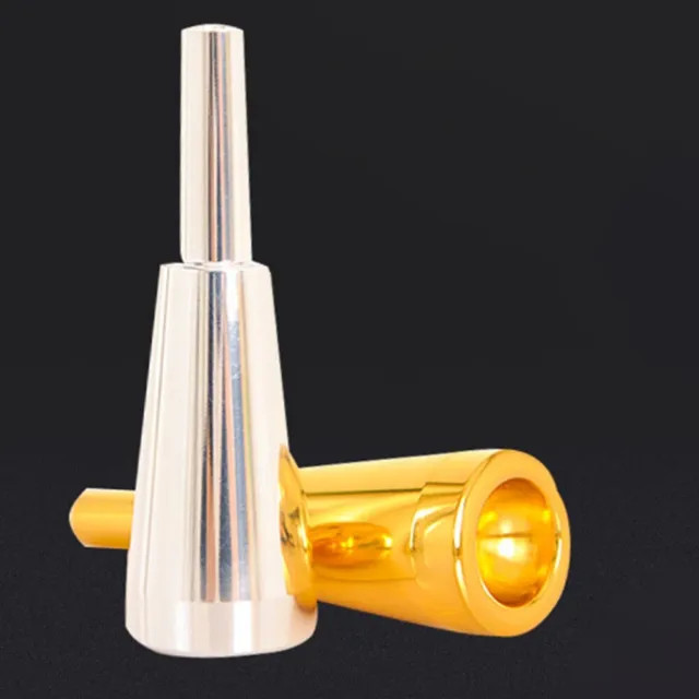 Durable Metal Mouthpiece for Bb Trumpet Silver Plated Long Lasting Use